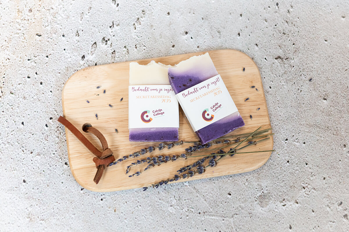 Relatiegeschenken Soapbar gepersonaliseerd Puursaam